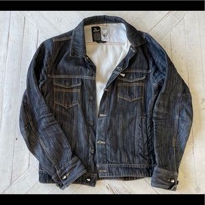 Saint Unbreakable Dyneema Moto denim jacket.